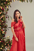 Coral Georgette Dress